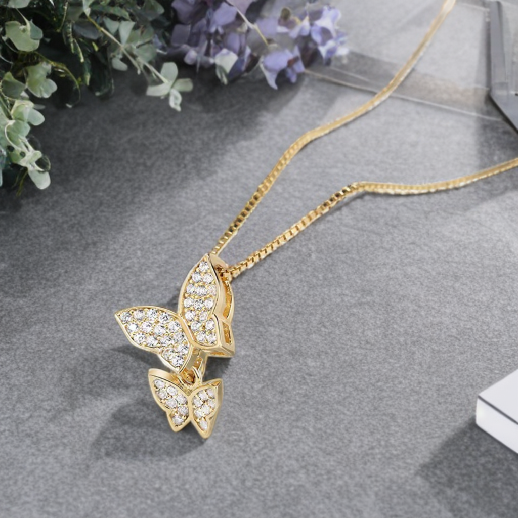 Butterfly necklace ￼