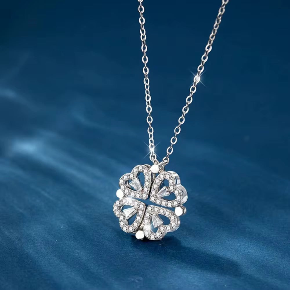 Opening heart necklace