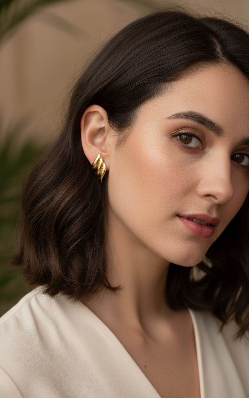 Golden Wing Earrings