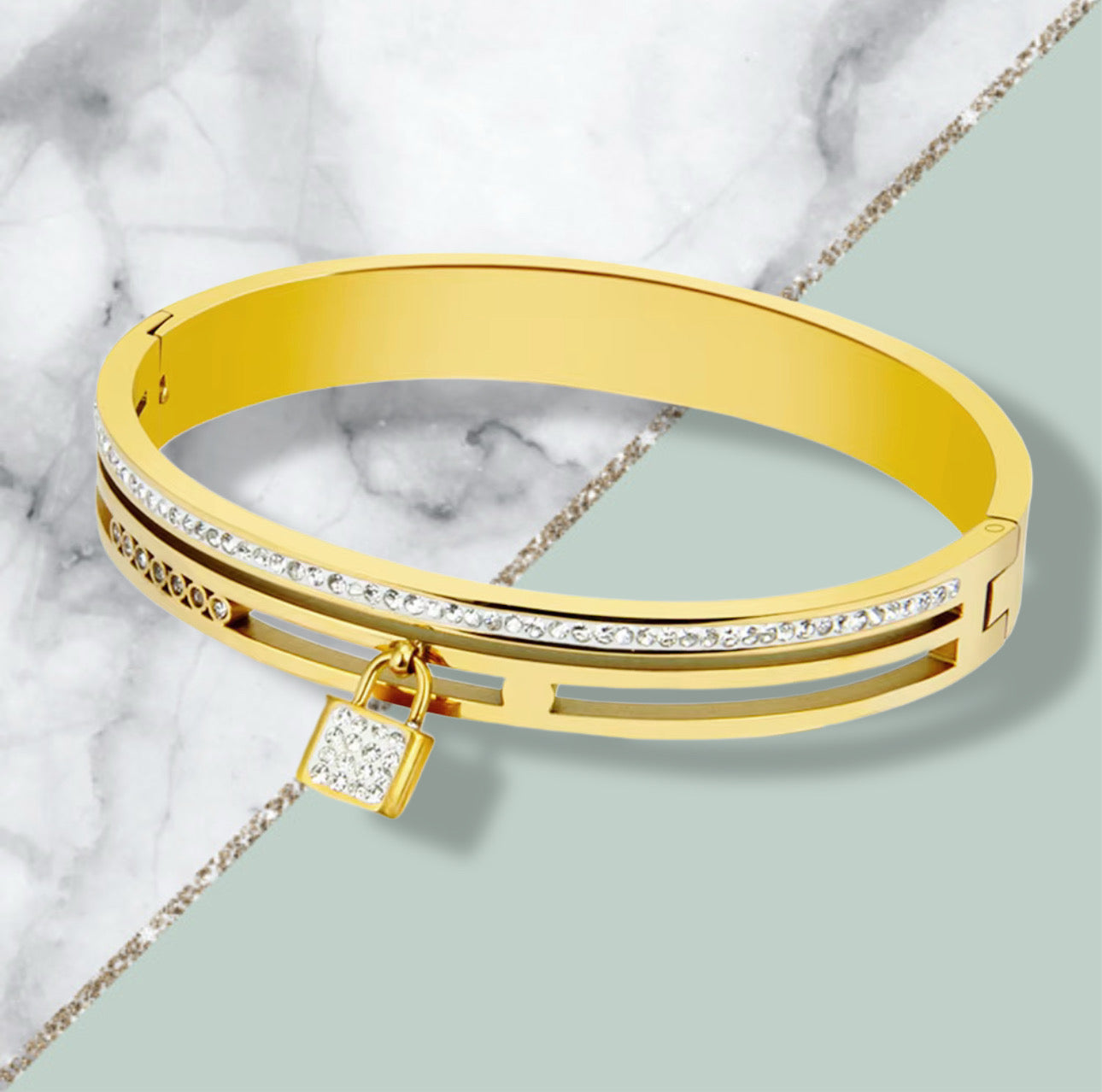 Locked in Love Bangle